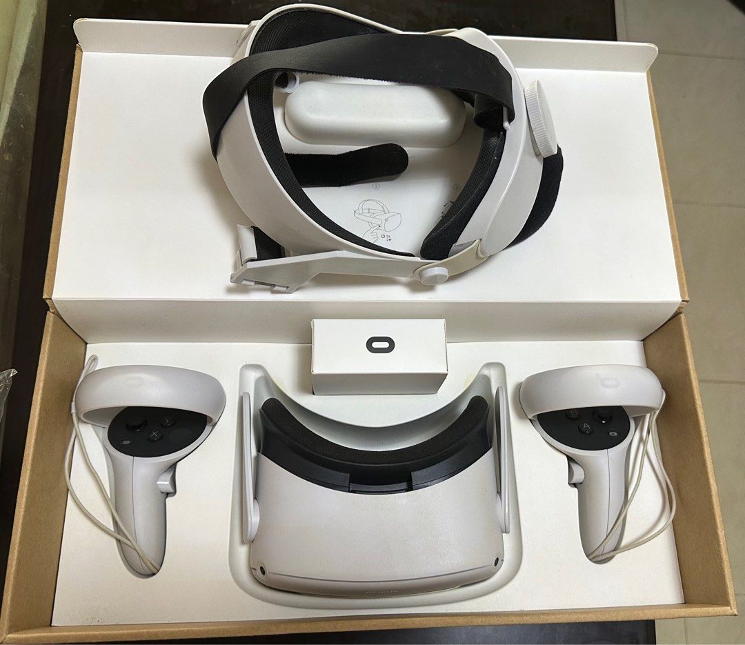 Oculus quest 2 64gb 新淨少用無壞無損連調節式精英頭帶原裝盒Meta