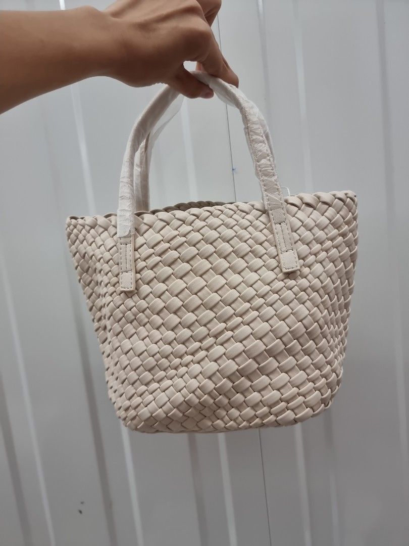 Off white weave bag small Women s Fashion Bags Wallets Cross