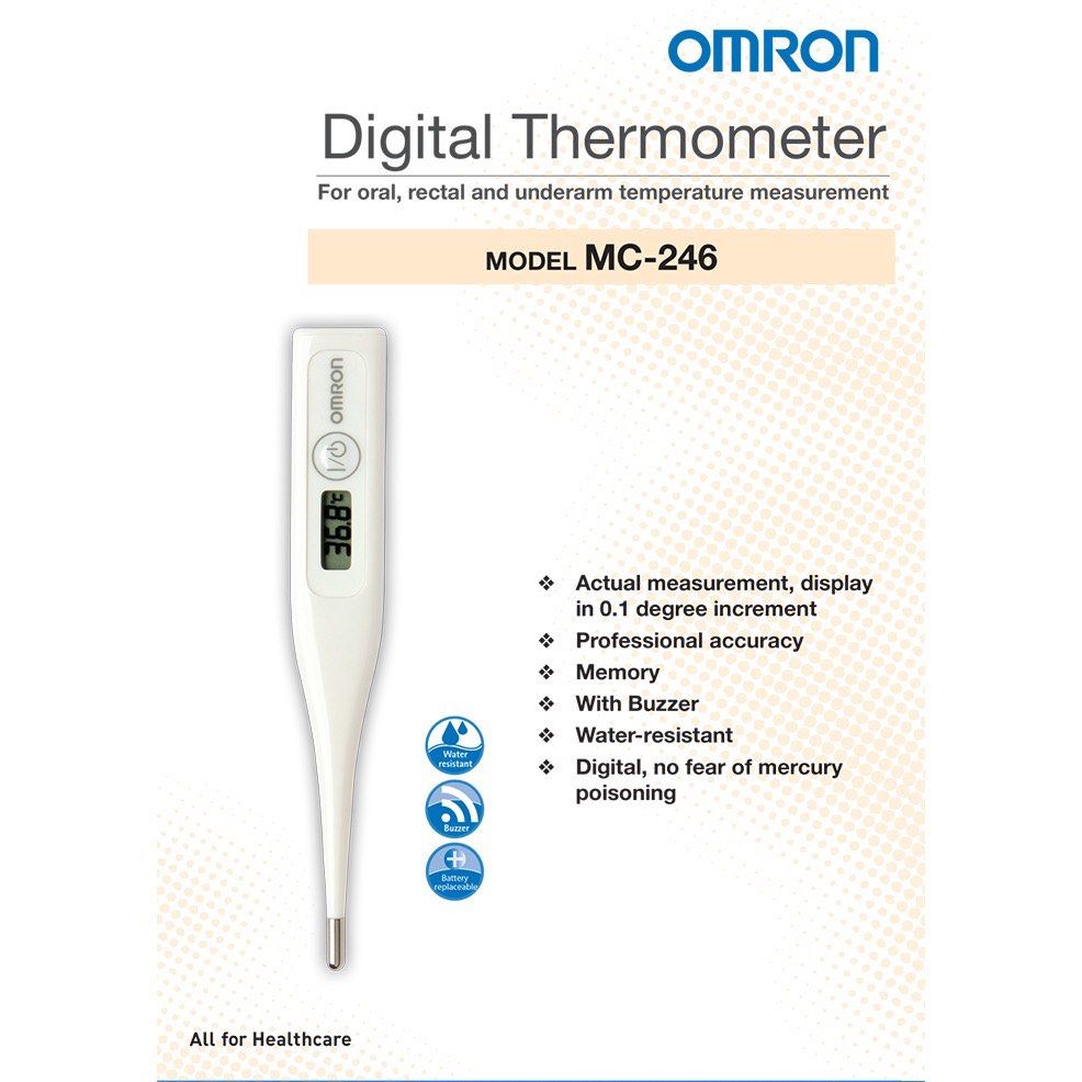 Omron Digital Thermometer, Health & Nutrition, Thermometers on Carousell
