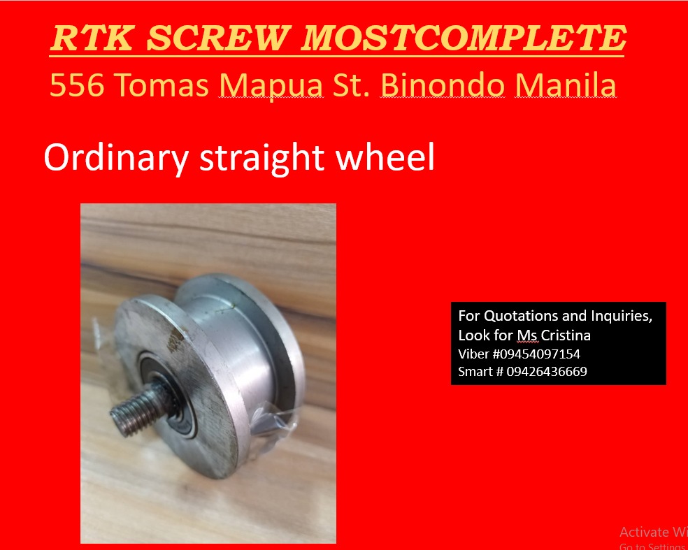 Ordinary straight wheel, Commercial & Industrial, Construction