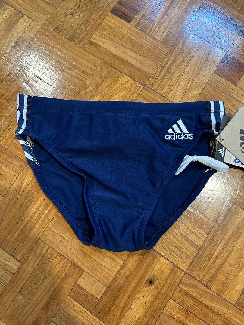 Original Adidas Swim Trunks (Sold per piece) (Category: Babies & Kids Fashion) located in Makati City. Submitted by bricksunlimited (Listing ID 1261515262, Image 2). Description: Original Adidas Swim Trunks Black/ Red Size: 28 Approx 22 inches waist Blue / White Stripes Size: 30 Approx 24 inches waist Wave Purple Size: 30 Approx 24 inches waist Selling low as it is off season .