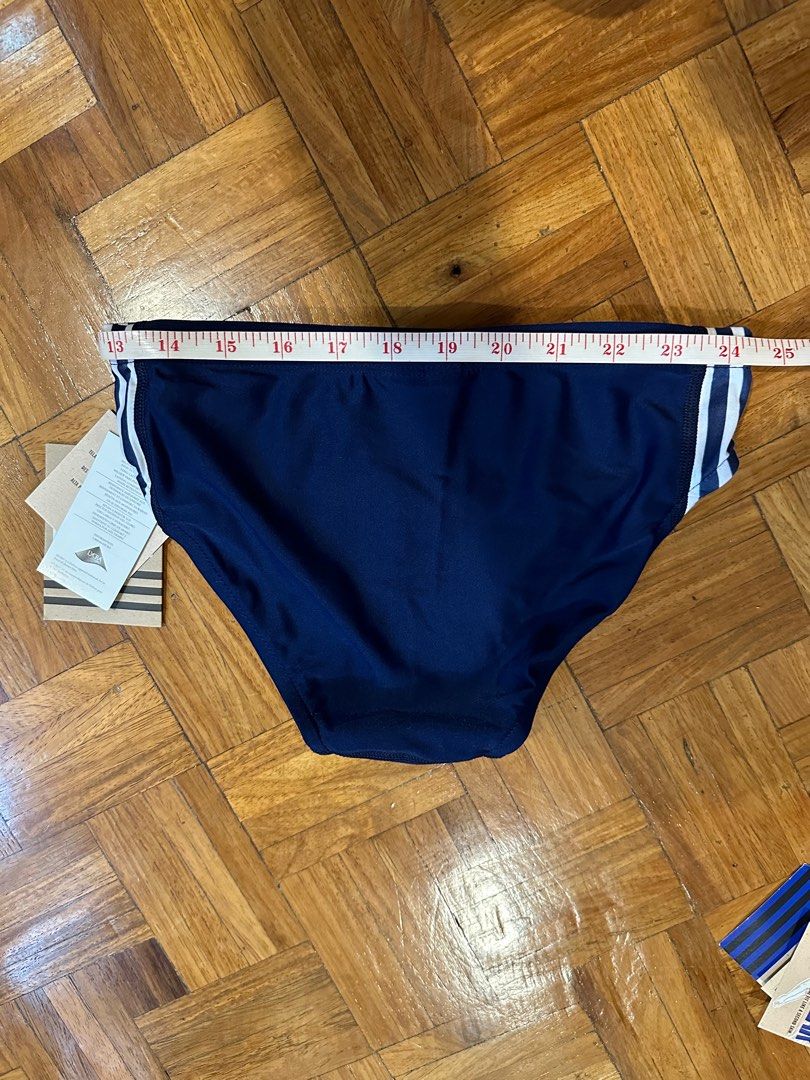 Original Adidas Swim Trunks (Sold per piece) (Category: Babies & Kids Fashion) located in Makati City. Submitted by bricksunlimited (Listing ID 1261515262, Image 3). Description: Original Adidas Swim Trunks Black/ Red Size: 28 Approx 22 inches waist Blue / White Stripes Size: 30 Approx 24 inches waist Wave Purple Size: 30 Approx 24 inches waist Selling low as it is off season .