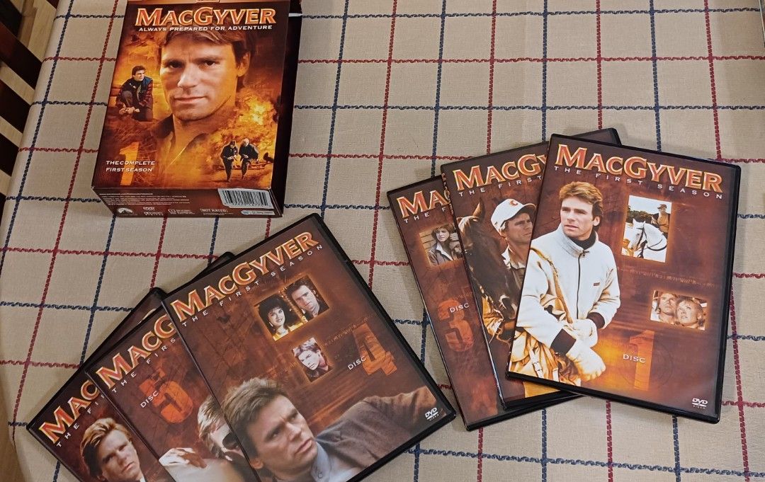 Where Can I Watch The Original Macgyver For Free Original Macgyver Complete Season 1 and 2 Dvd, Hobbies & Toys, Music