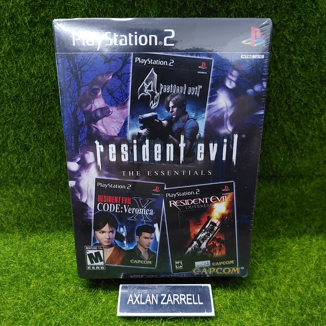Resident Evil Essentials (Resident Evil Code: Veronica X / Resident Evil  Outbreak / Resident Evil 4) (Renewed) : Video Games 