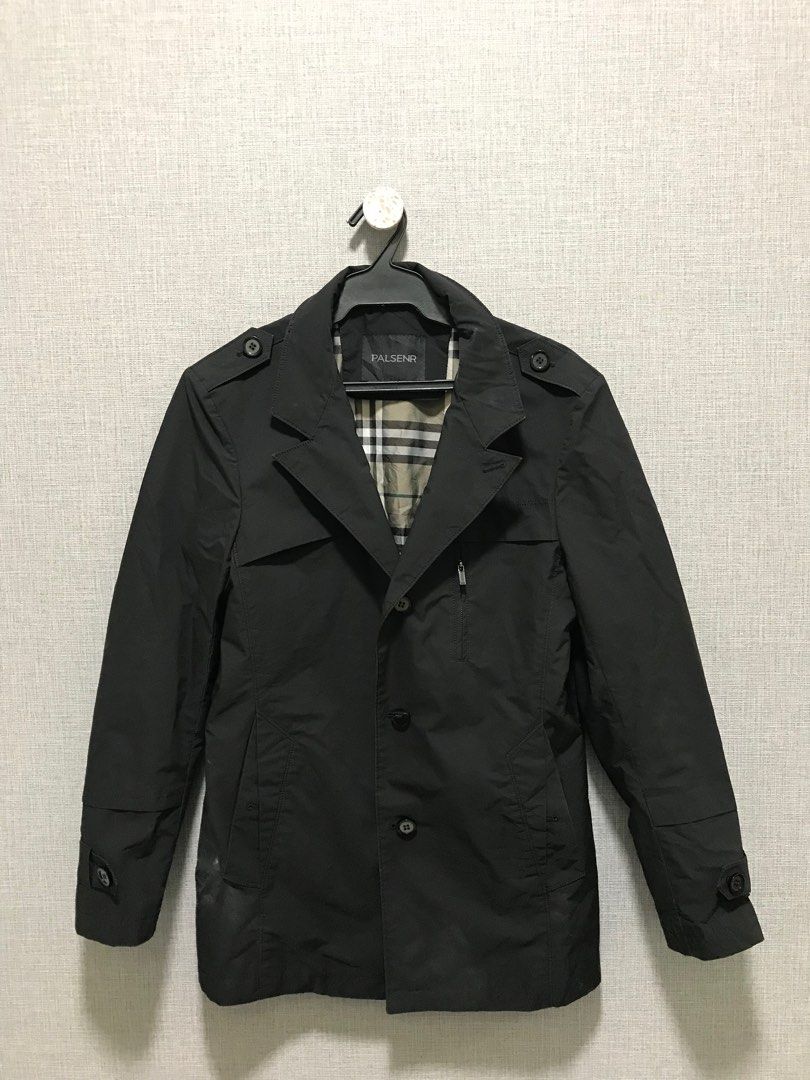 PALSENR Single breasted Coat Burberry Dupe Men s Fashion Coats Jackets and Outerwear on Carousell