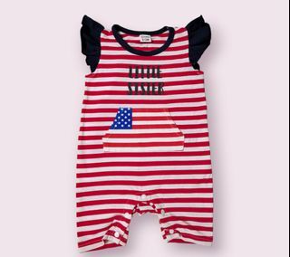 Patpat 4th of July Romper Outfit