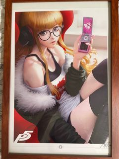Persona 5 Futaba Sakura Artgerm (signed) Framed Poster