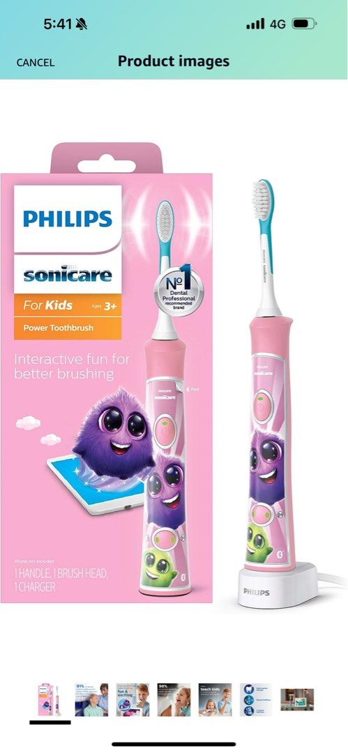 Philips children's sale toothbrush