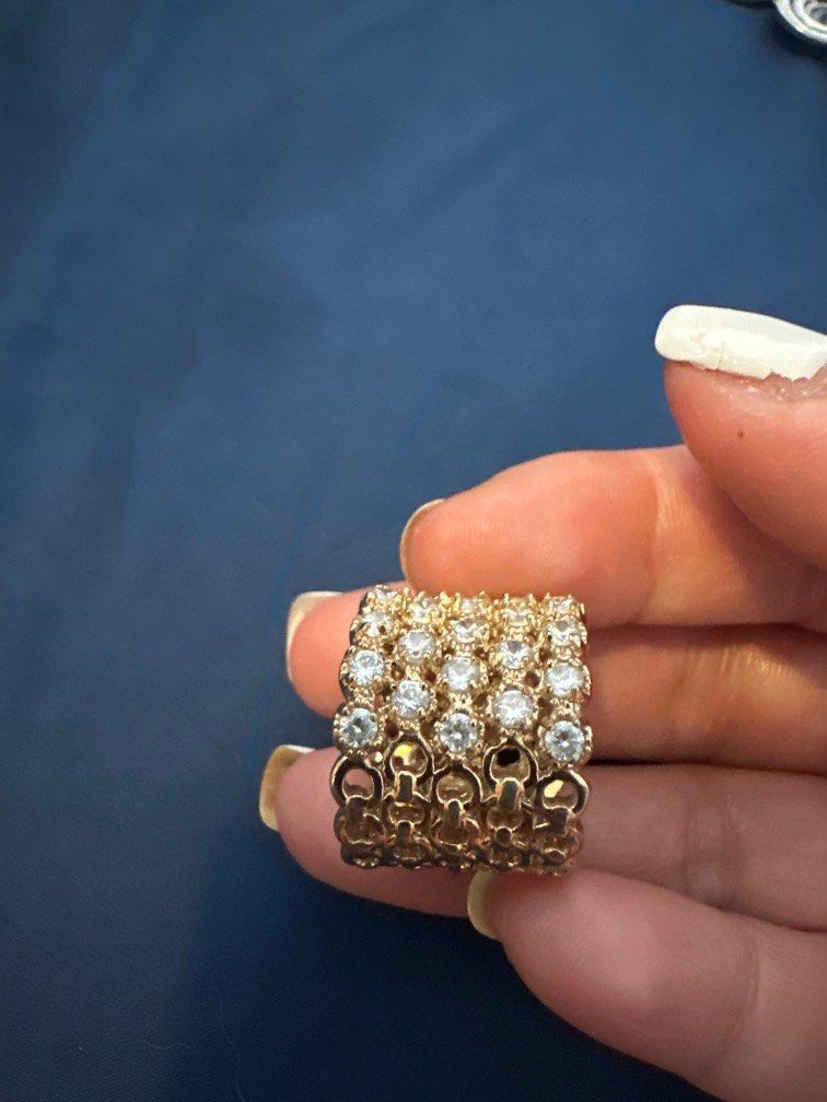 Gold plated shop keeper ring