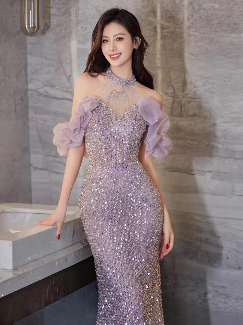 Purple dress for birthday party online