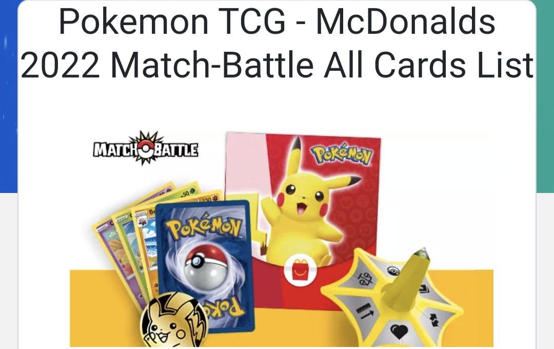 Pokemon match battle TCG, Hobbies & Toys, Toys & Games on Carousell