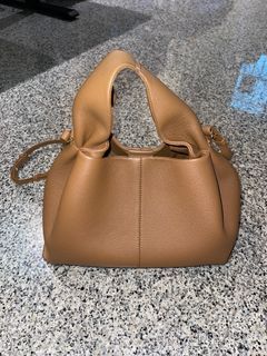 Polène | Bag - numéro Dix - Monochrome Camel Textured Leather