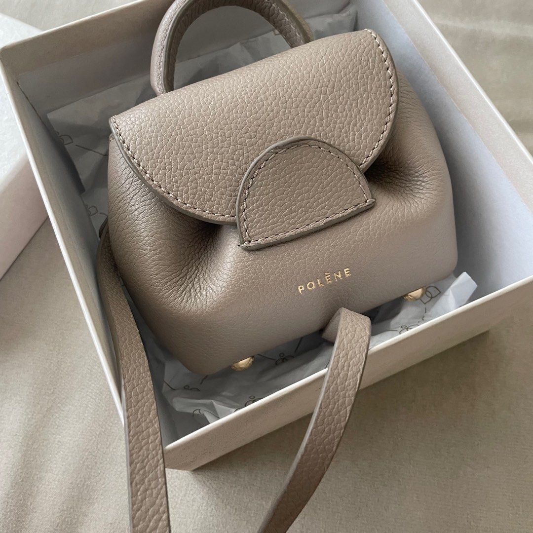 Polene Paris Numero Un Nano in Taupe, Luxury, Bags & Wallets on Carousell
