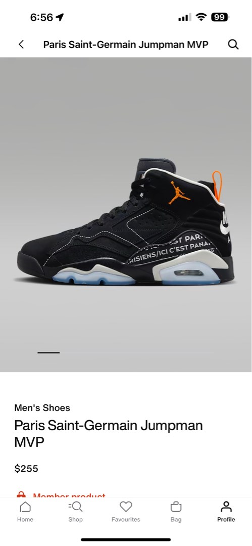 Air Jordan PSG JUMPMAN MVP Men s Fashion Footwear