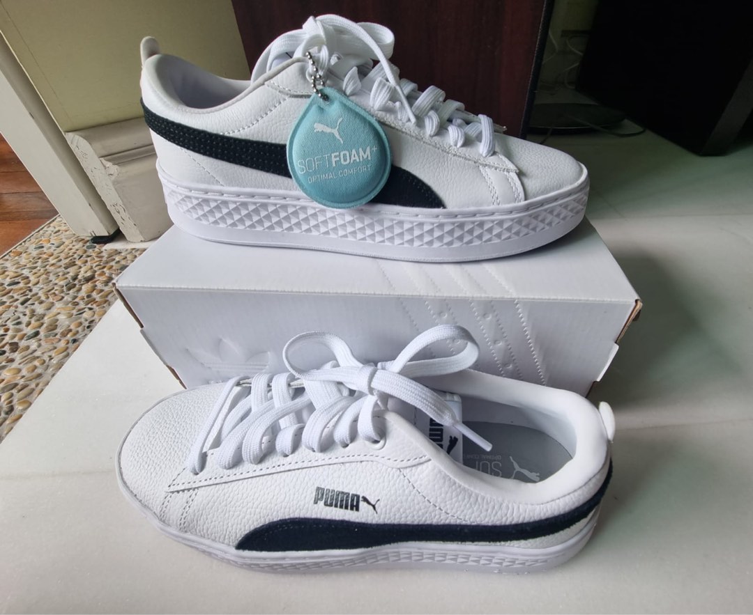 Puma white on sale soft foam