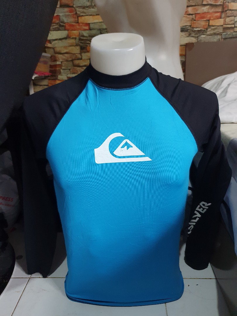 Quiksilver Rash Guard, Men's Fashion, Tops & Sets, Swim Top & Rash