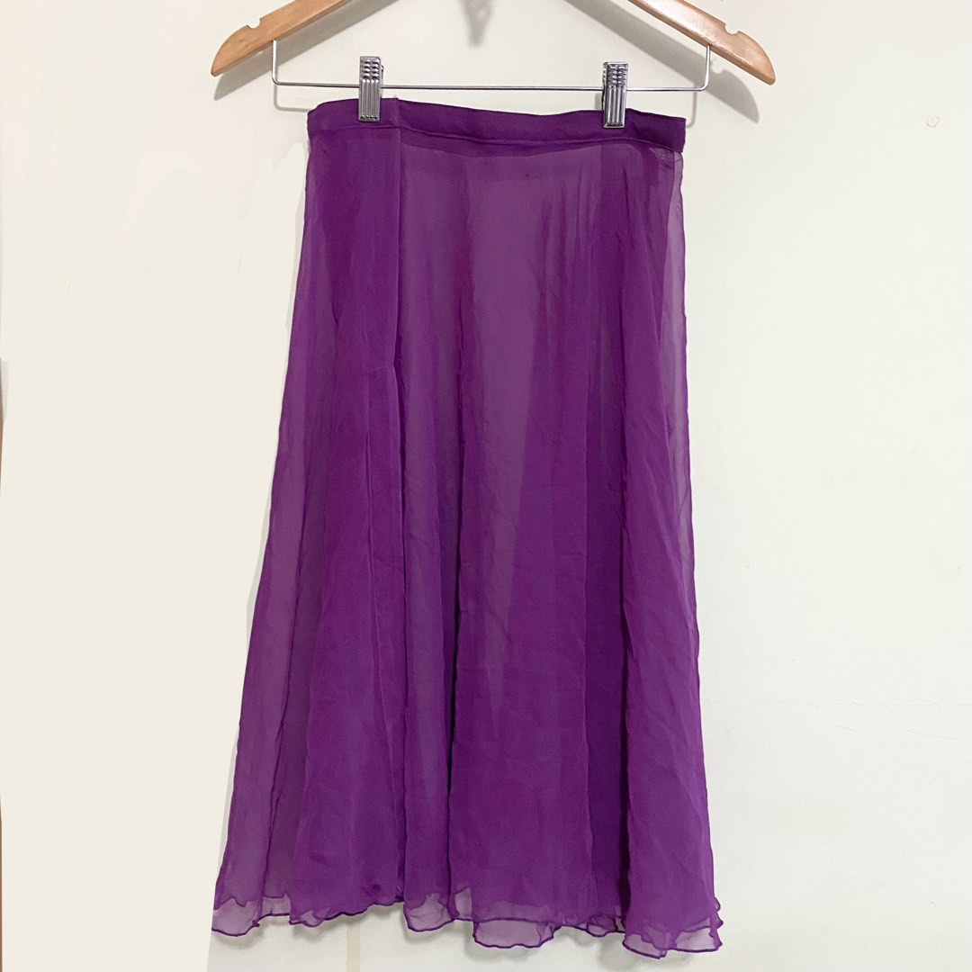 RAD Ballet Purple Chiffon Long Skirt Women s Fashion Bottoms