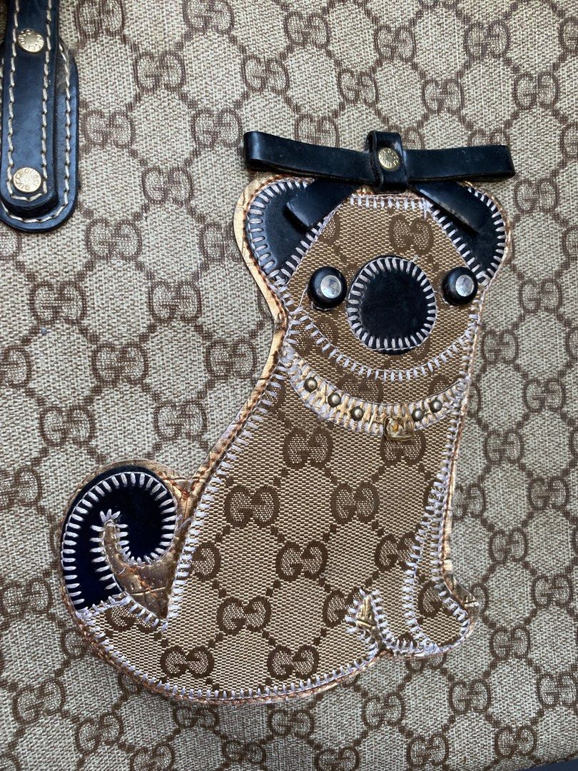 Gucci oliver pug tote sale