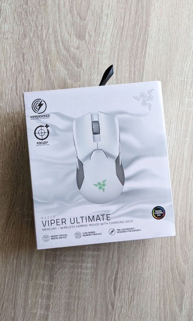 Razer Viper Ultimate Hyperspeed Lightest Wireless Gaming Mouse & RGB ...