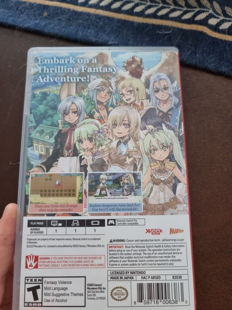 Rune factory hotsell 4 switch physical