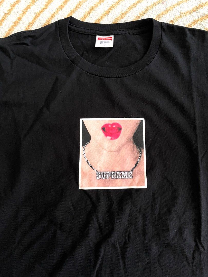 Supreme Pre-Shrunk Black Cotton Tee L, 男裝, 上身及套裝, T-shirt