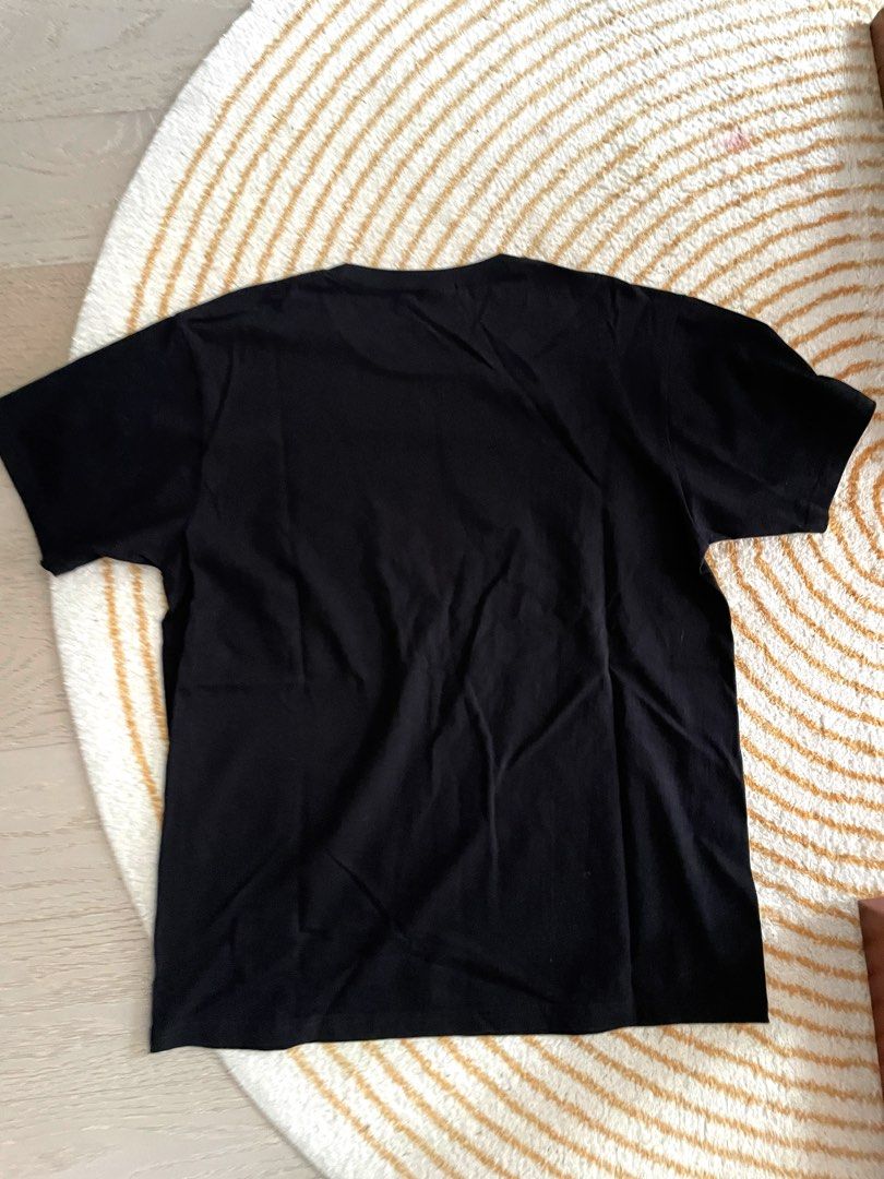 Supreme Pre-Shrunk Black Cotton Tee L, 男裝, 上身及套裝, T-shirt