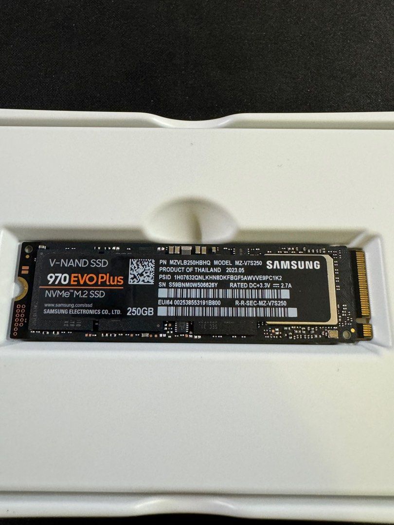 Samsung ssd 970 evo plus new arrivals 250gb