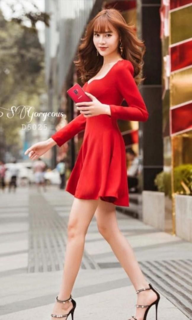 S gorgeous S gorgeous Red Dress