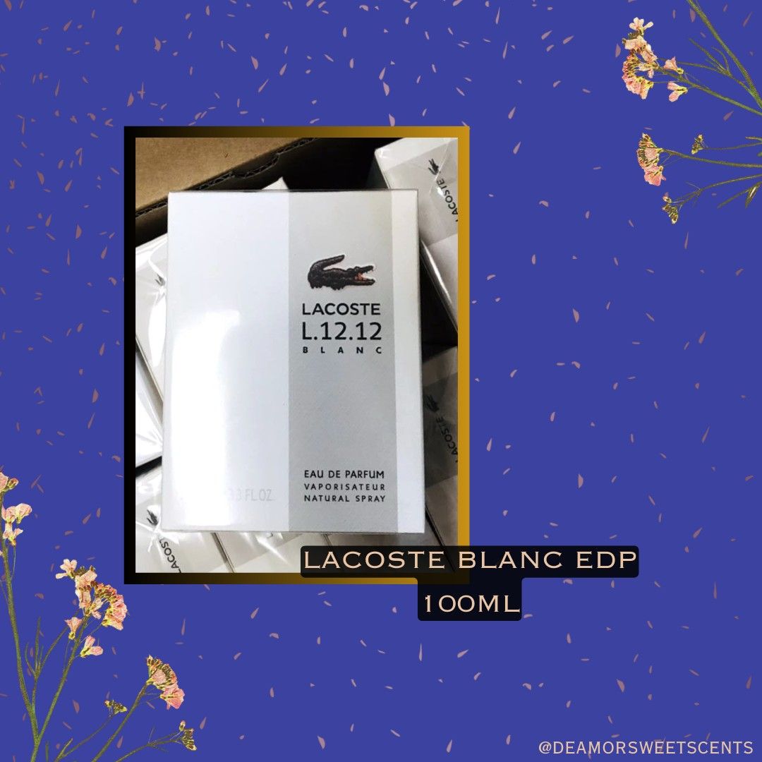 Lacoste sales blanc parfum
