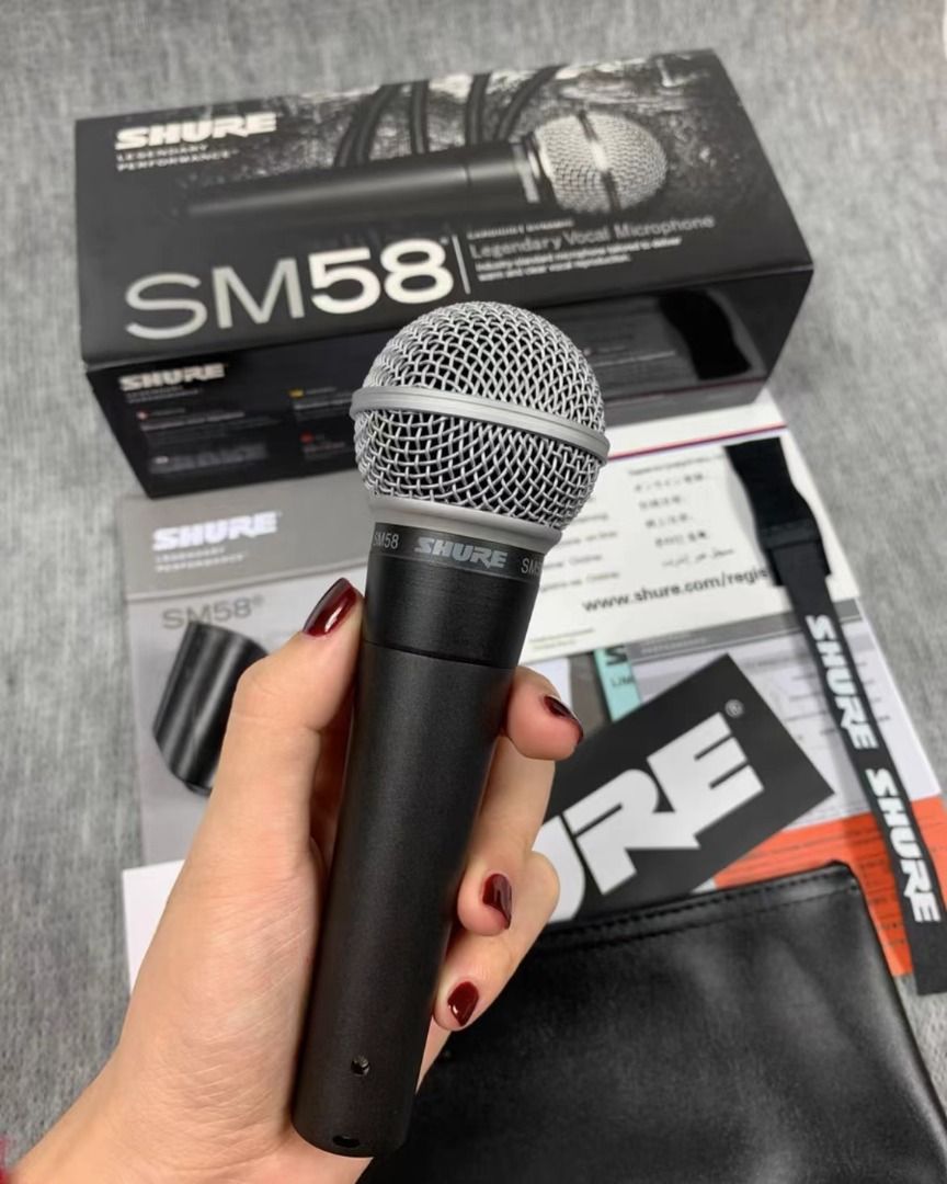 Shure SM-58LC Dynamic Handheld Microphone (no cable included)