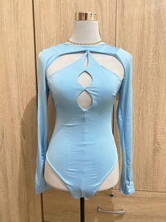 SOLADO blue Two piece bodysuit coordinates top