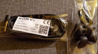 SONY MH750 Xpedia  XZ premium 1 5 10 ii iii iv 3.5mm 插口  每件公價$60  全新原裝耳筒 祗接受普通平郵交易,不設面交