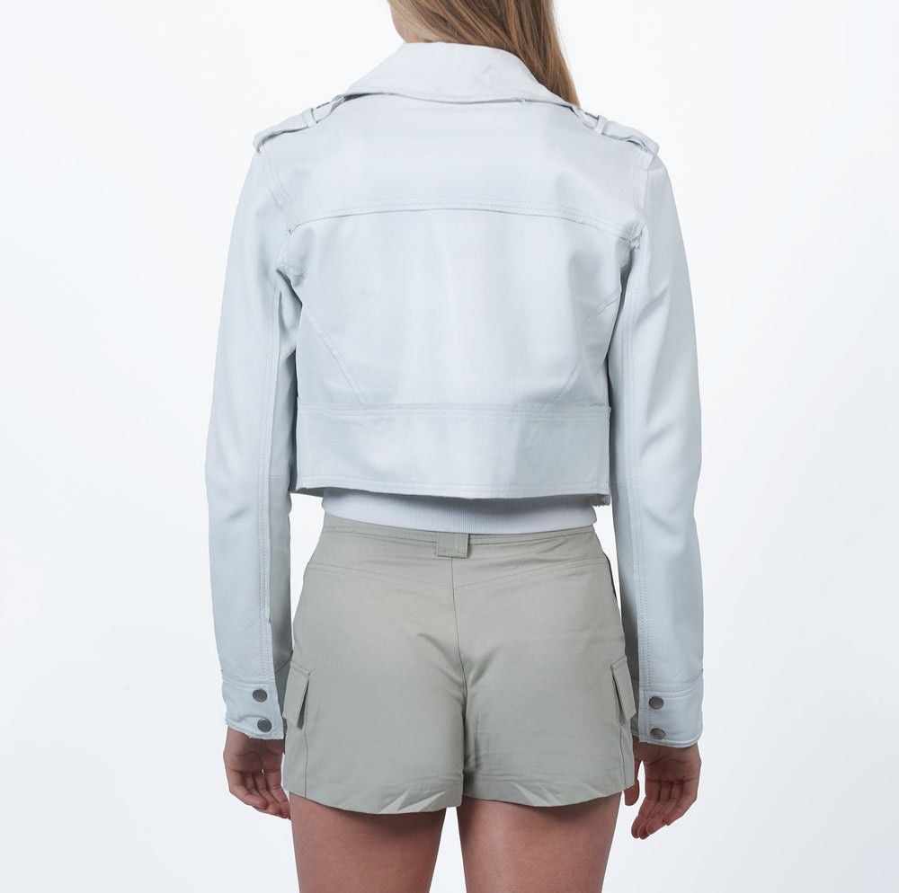 Sportsgirl leather store jacket