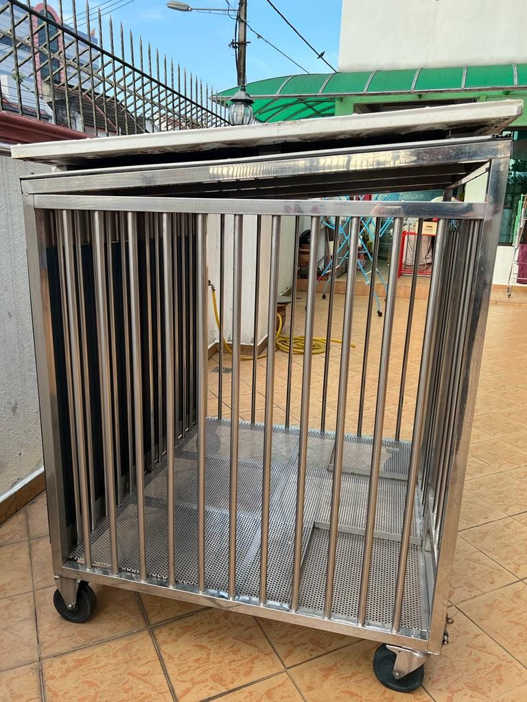 Stainless steel dog crates sale clearance