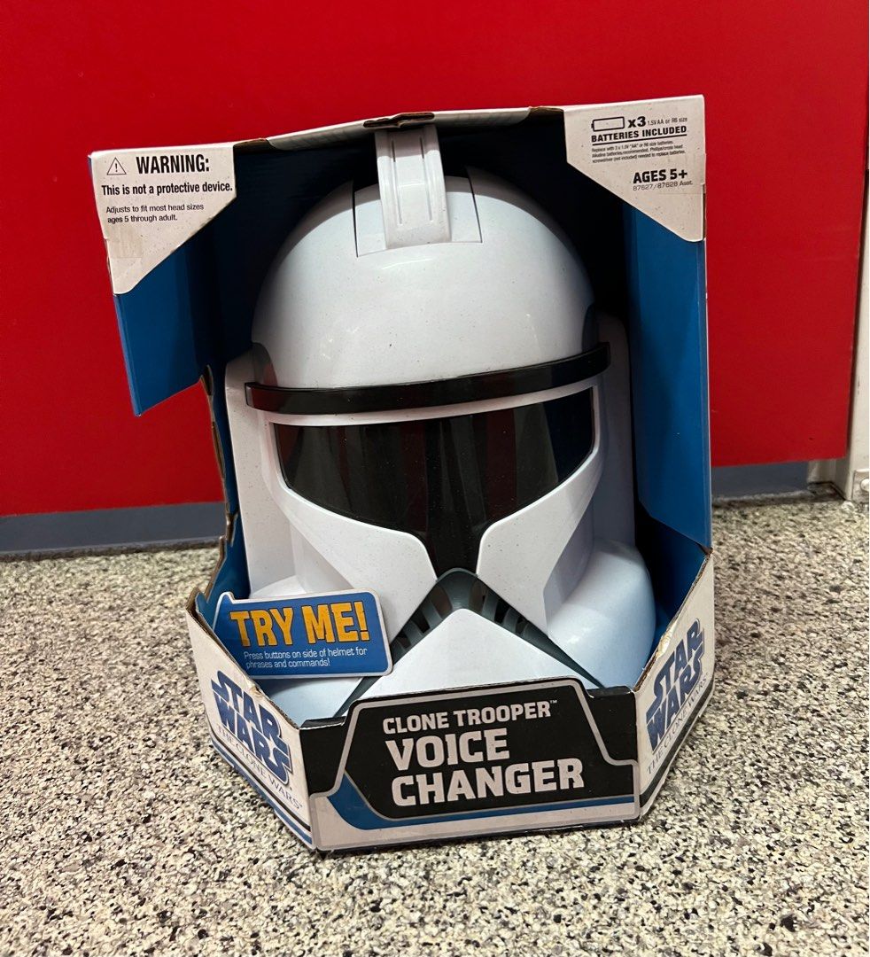 Clone trooper top voice changer helmet