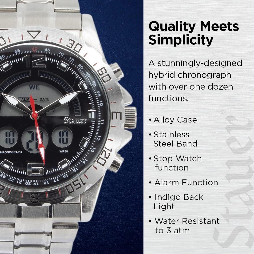 Stauer sport hybrid watch deals