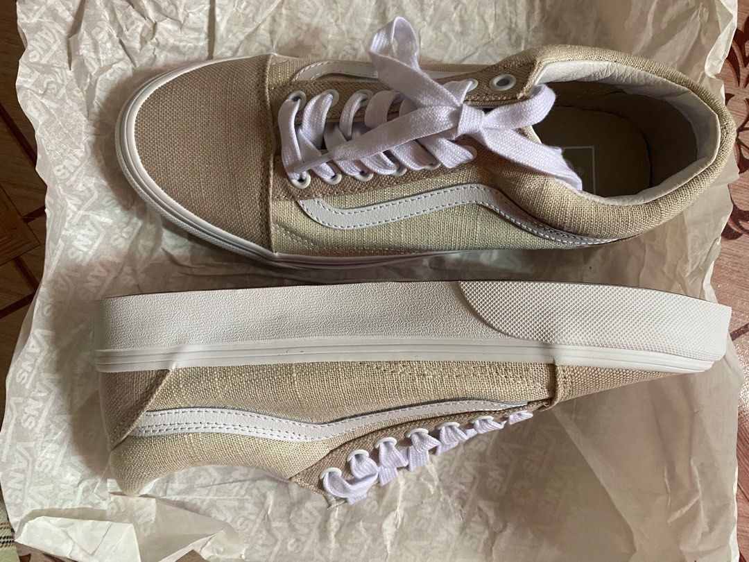 Summer Linen Vans Sneakers Women s Fashion Footwear Sneakers on Carousell