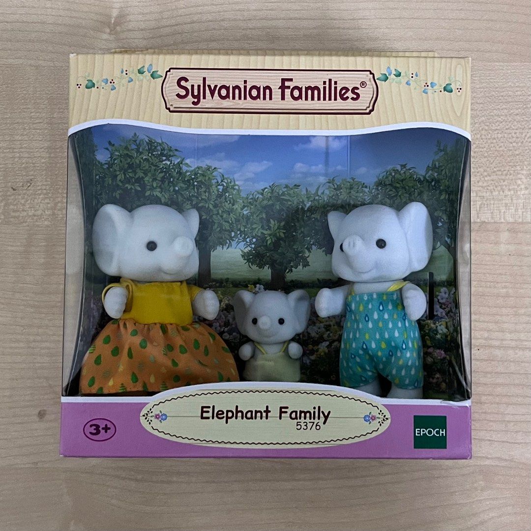 Sylvanian families 5376 - Famille Eléphant - Sylvanian Families