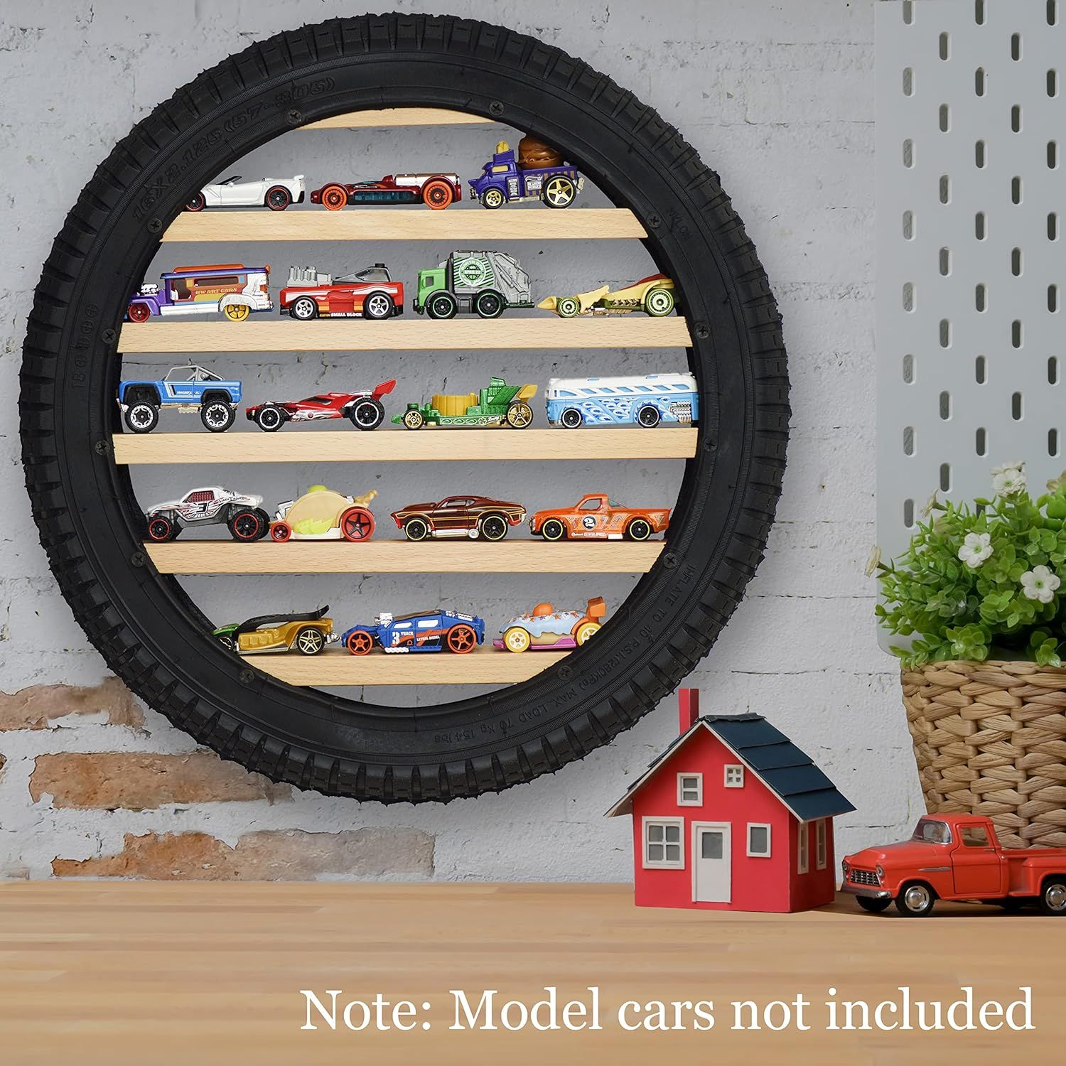 FOR Hot Wheels Diecast Car Matchbox 1/64 Display Wooden Unit Shelf Toy  Storage