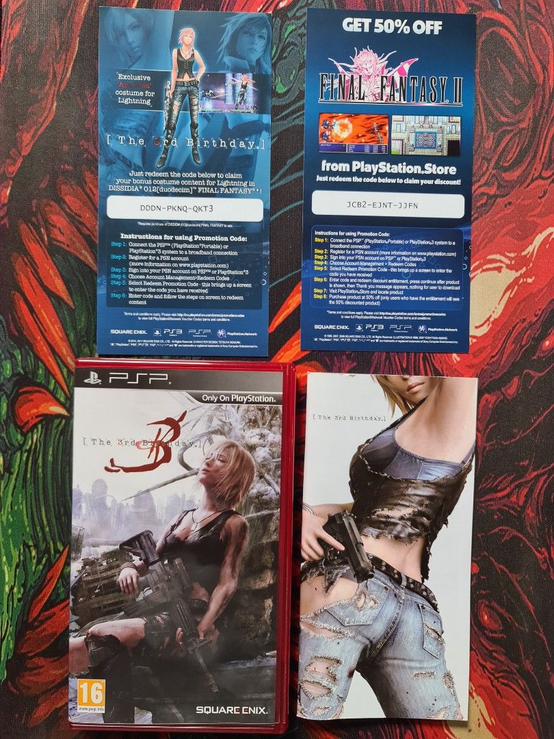 psp 3rd BIRTHDAY The Twisted Edition Parasite Eve 3 (Works on US Consoles)  PAL 5021290046795