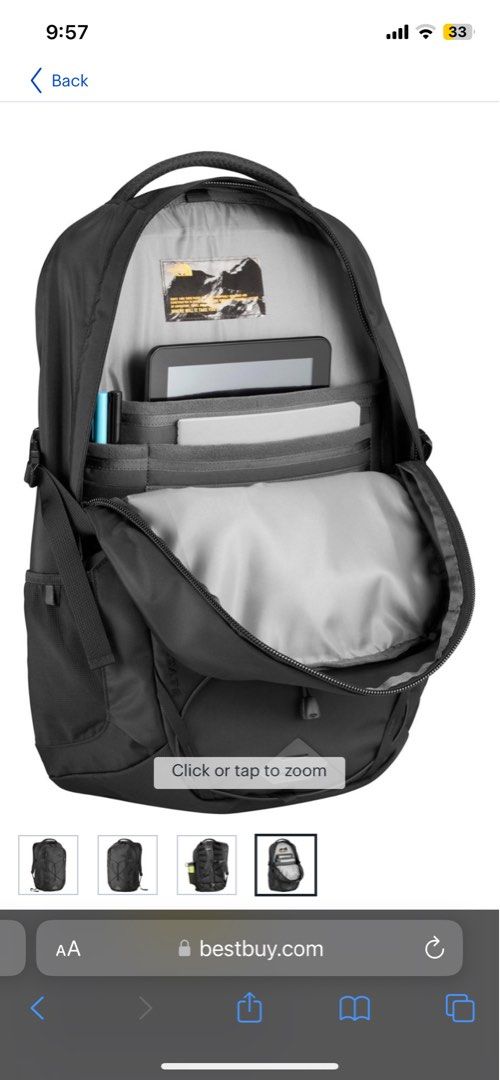 The north face men's solid state laptop backpack store