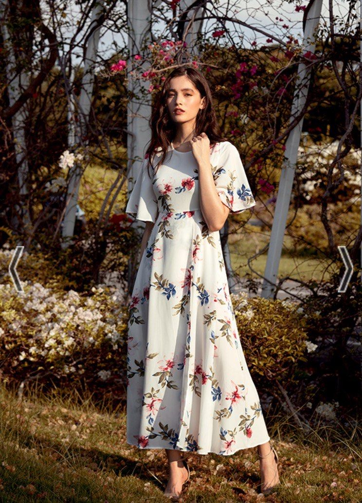 Theclosetlover TCL Lilyth Floral Romper Maxi