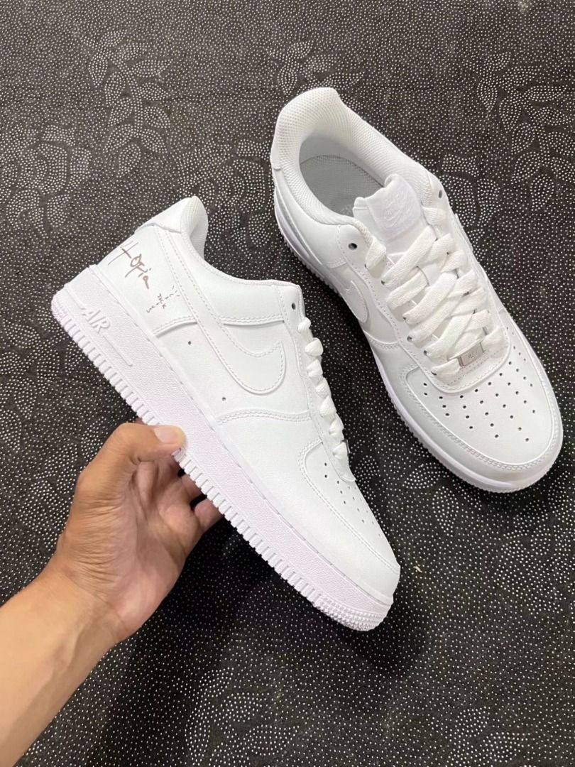 🔥新品推薦】Travis Scott x Nike Air Force 1 Low 'Utopia' 板鞋白色