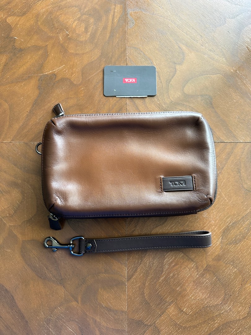 Tumi nassau triple zip clutch deals