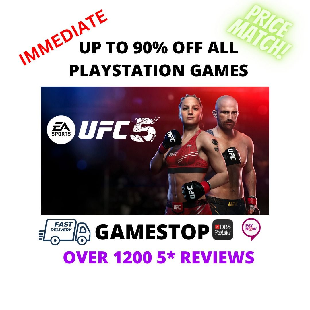 UFC 5 PS4 Games PS5 Games