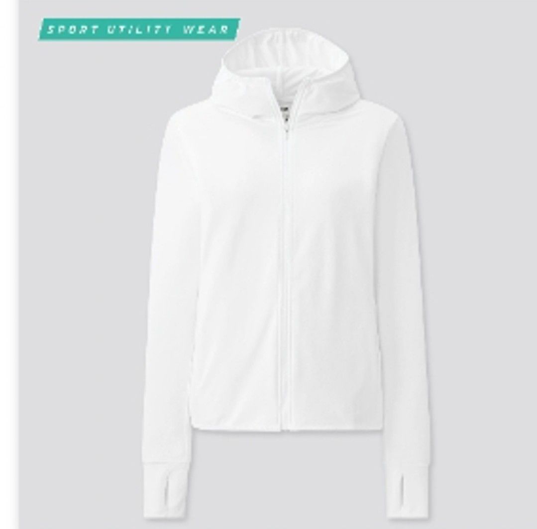 Uniqlo AIRism UV PROTECTION MESH LONG-SLEEVE FULL-ZIP, 47% OFF