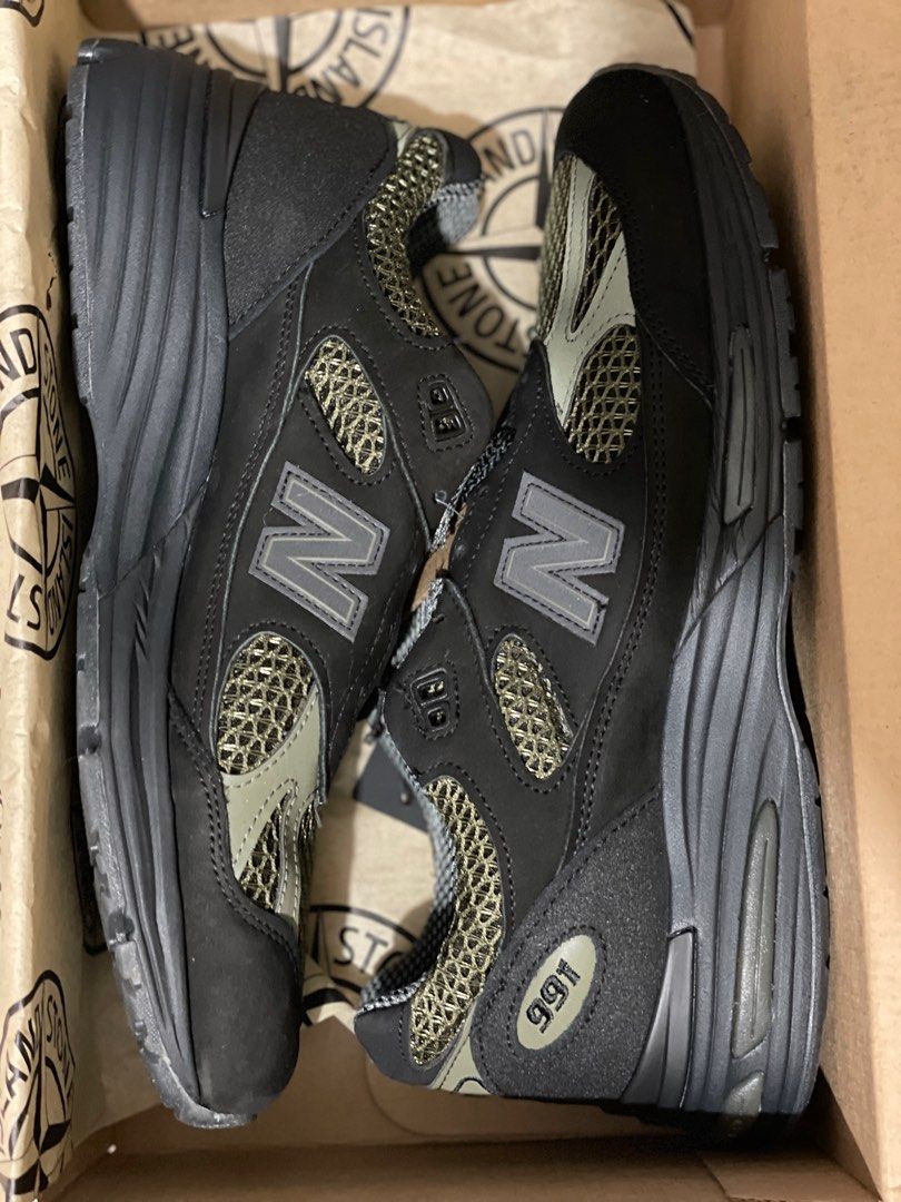 US9.5] New Balance x Stone Island 991v2, 男裝, 鞋, 波鞋- Carousell