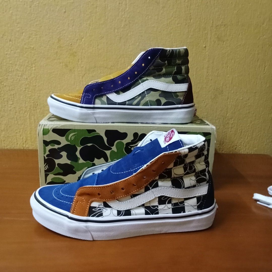 Blue store bape vans