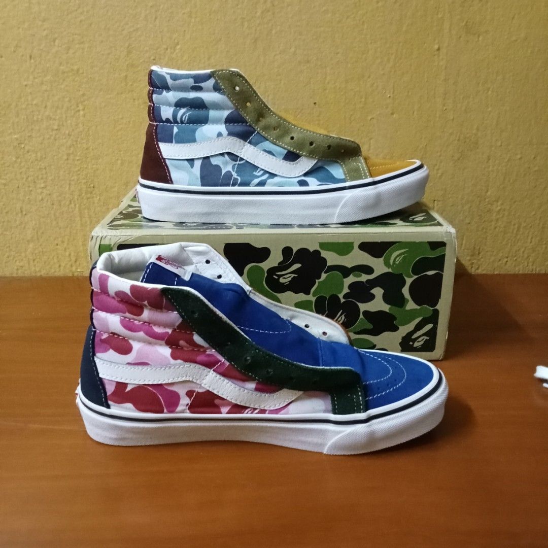Supreme x top bape vans
