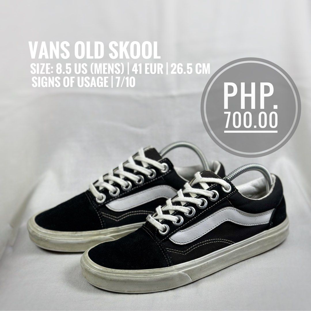 Vans 41 cheap size cm